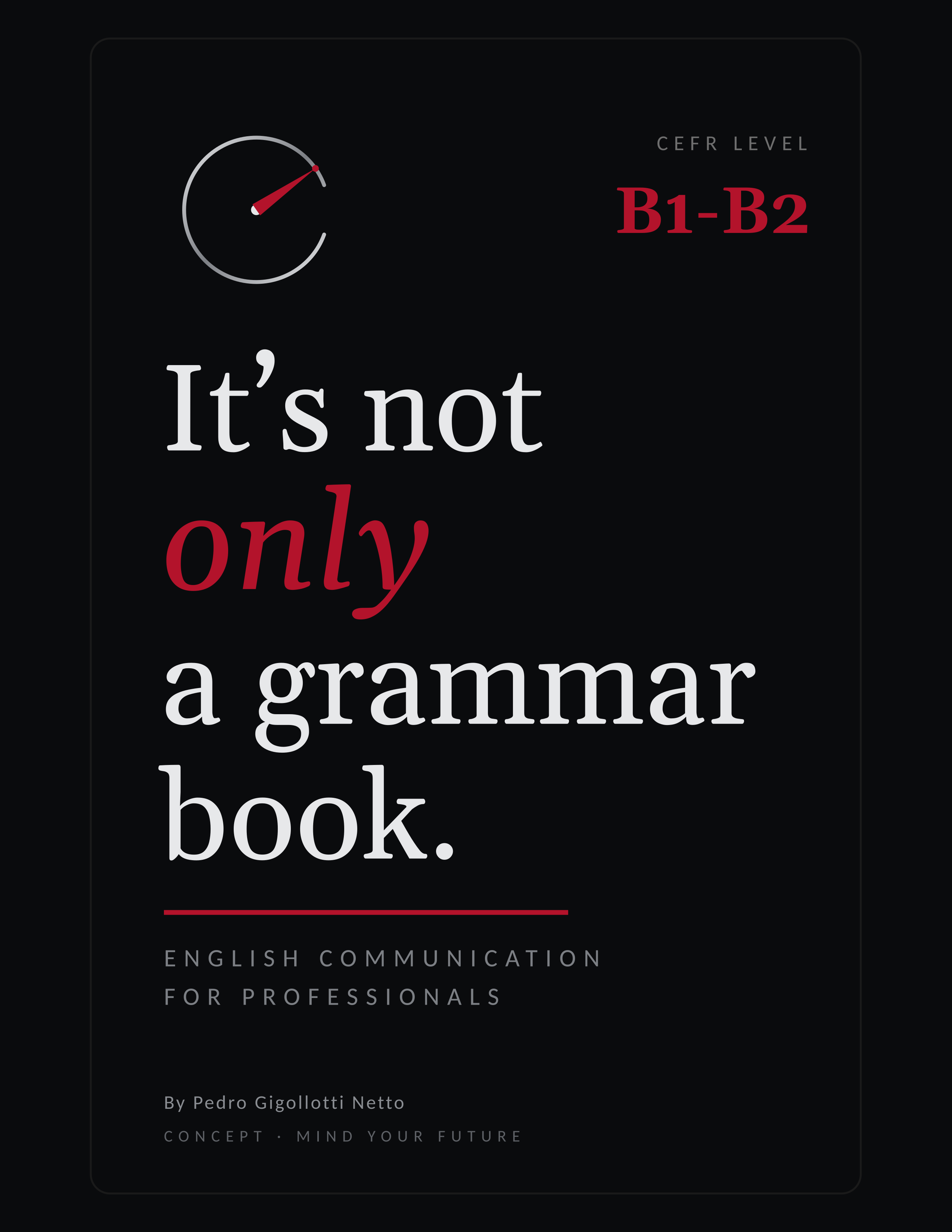 It's Not Only a Grammar Book front cover, B1-B2