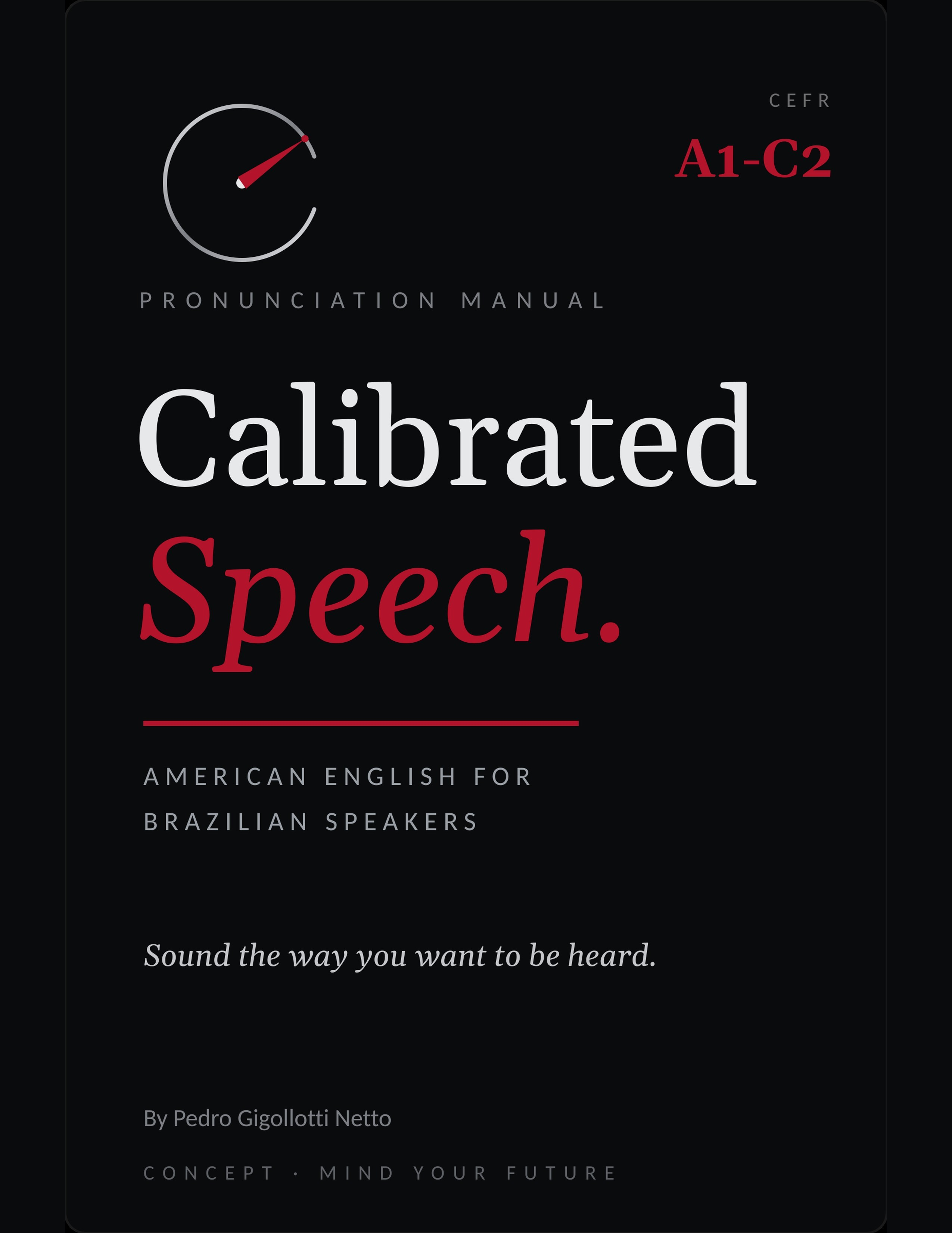 Calibrated Speech front cover, A1-C2